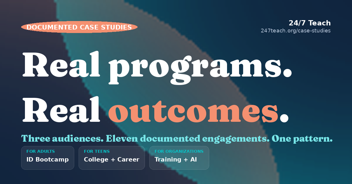 Case Studies — Documented Outcomes Across Teen, Adult, and ...